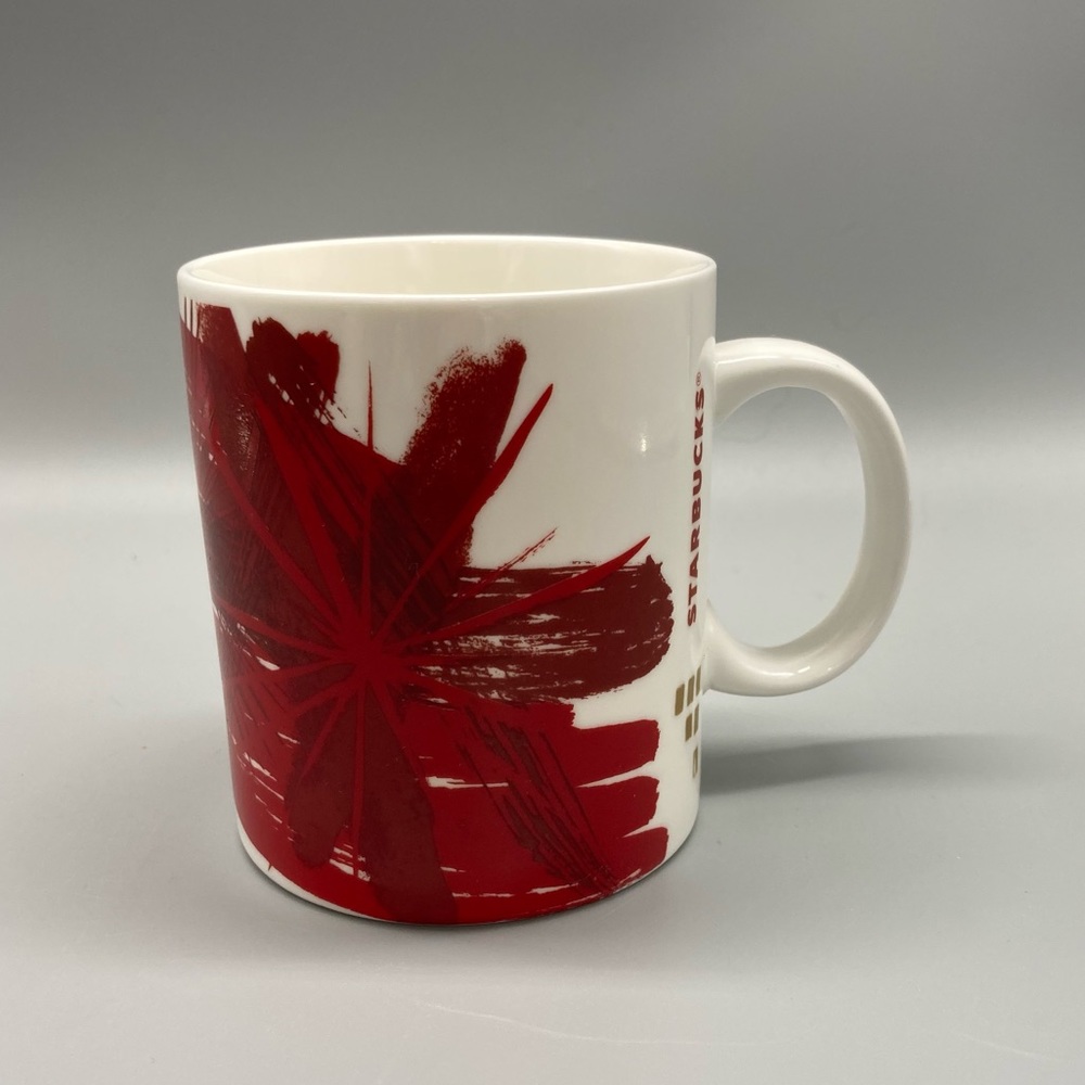 Starbucks 2009 New Bone China Christmas Starburst Mug EVC